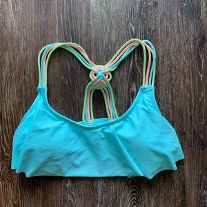Neon Bikini Top Sz M